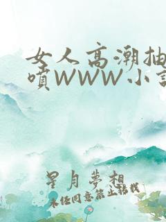 女人高潮抽搐潮喷WWW小说