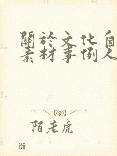 关于文化自信的素材事例人物