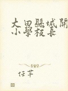大田县城关第二小学校长
