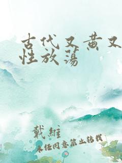 古代又黄又肉的性放荡