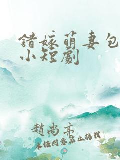 错嫁萌妻包甜的小短剧