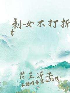 剩女不打折txt