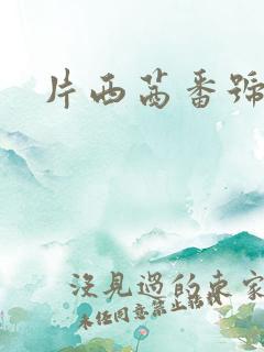 片西茜番号