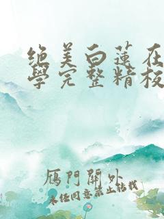 绝美白莲在线教学完整精校版txt