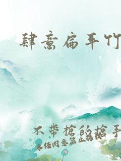 肆意扁平竹