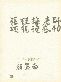 张桂梅老师的事迹观后感400字