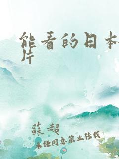能看的日本一级片