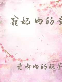 宠妃 肉的章节