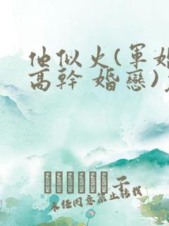 他似火(军婚 高干 婚恋)免费阅读