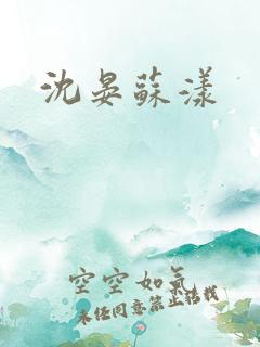 沈晏苏漾