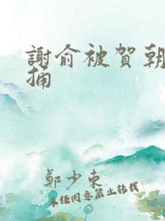 谢俞被贺朝站着捅