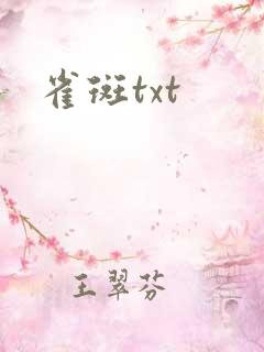 雀斑txt