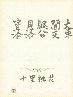 宝贝腿开大点我添添公交车