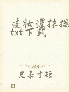 淡妆浓抹总相宜txt下载
