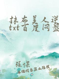 抹布美人逆袭记txt百度网盘