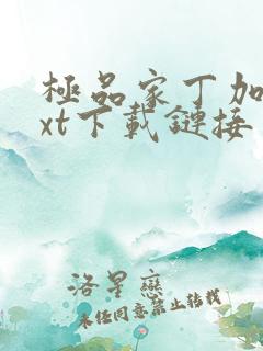 极品家丁加料txt下载链接
