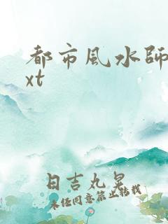 都市风水师2txt