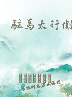 驻马太行侧