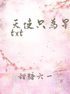 天使只为星夜哭txt
