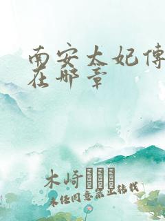 南安太妃传肉肉在哪章