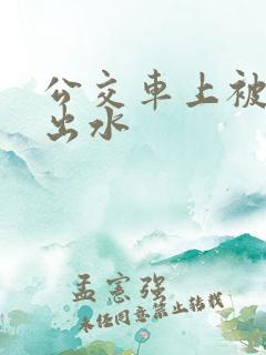 公交车上被人摸出水