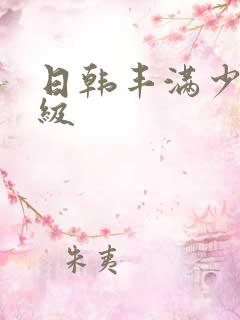日韩丰满少妇一级