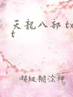 天龙八部 txt