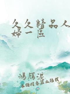 久久精品人妻少妇一区