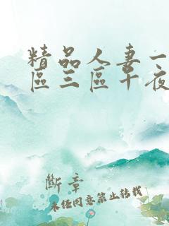 精品人妻一区二区三区午夜
