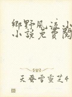 乡野风流小神医小说免费阅读