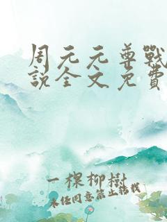 周元元尊战神小说全文免费