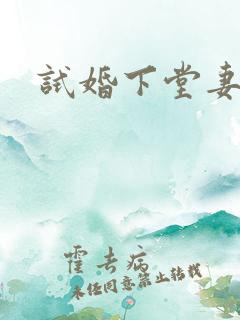 试婚下堂妻