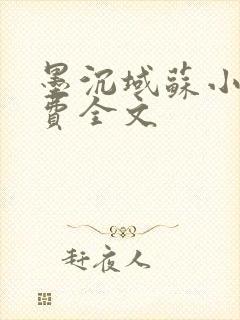 墨沉域苏小柠免费全文