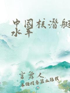 中国核潜艇什么水平