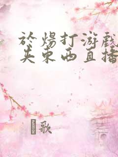 于炀打游戏下面夹东西直播