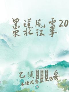 黑道风云20年东北往事