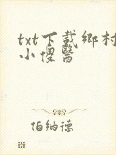 txt下载乡村小傻医