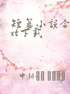 短篇小说合集txt下载