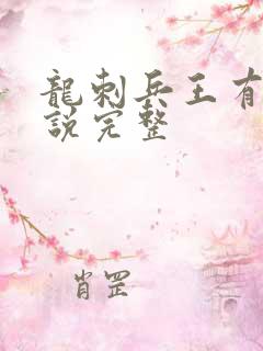 龙刺兵王有声小说完整