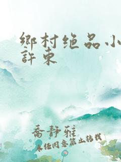 乡村绝品小神医许东