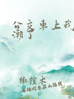 公交车上我被高潮了