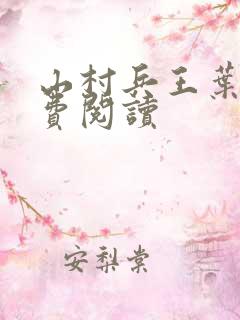 山村兵王叶秋免费阅读
