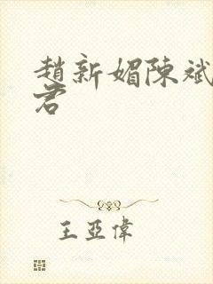 赵新媚陈斌高婉君