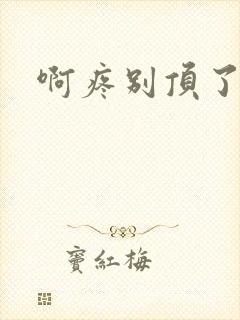 啊疼别顶了