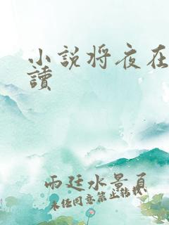 小说将夜在线阅读