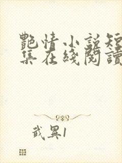 艳情小说短篇合集在线阅读