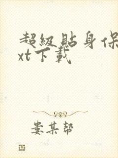 超级贴身保镖txt下载