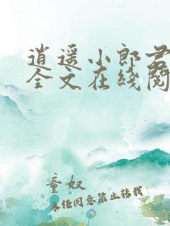 逍遥小郎君宁辰全文在线阅读