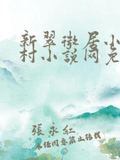 新翠微居小说乡村小说网免费阅读
