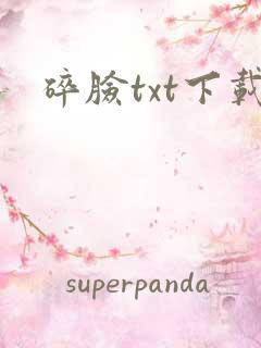 碎脸txt下载